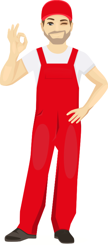 Zufriedener Mechaniker