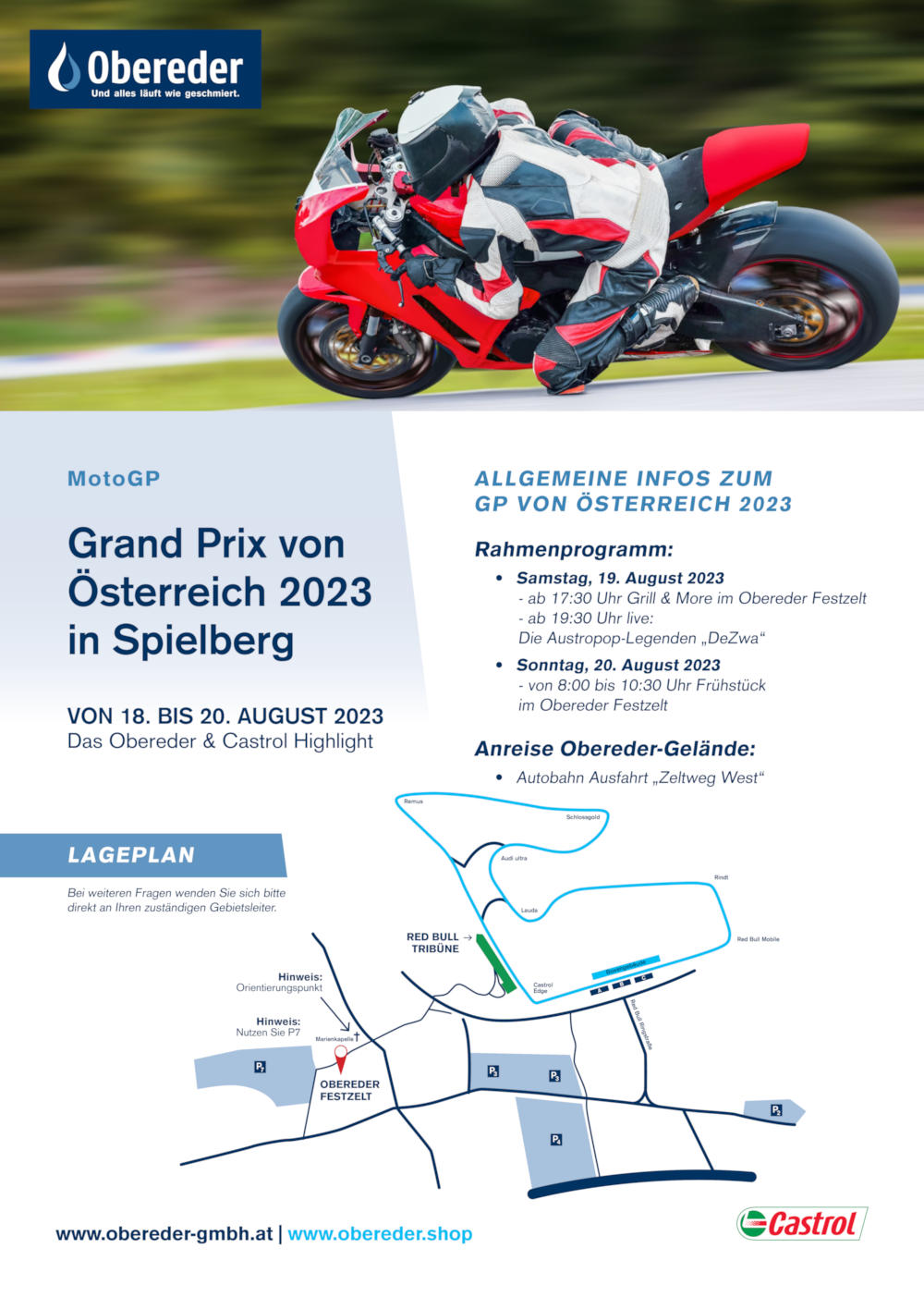Obereder MotoGP Informationen Obereder MotoGP Informationen