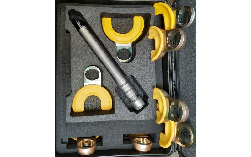 Zusatzbild 8 Federspanner m. Halterpaar u. Schutzeinlagenpaar Gr. 0 bis 3