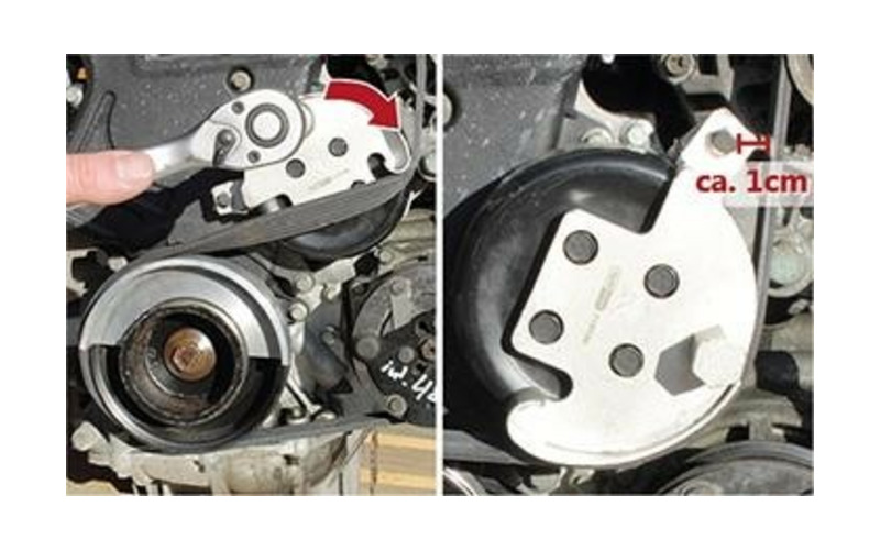 Keilriemen Montage-Werkzeug-Satz für flexible MicroV Riemen – Bild 16