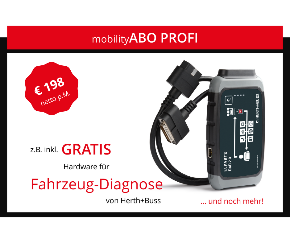 mobilityABO PROFI Fahrzeug Diagnose im Abo