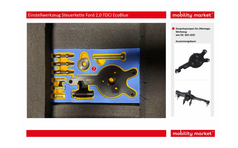 Zusatzbild 2 Einstellwerkzeug Zahnriemen Ford 2,0 TDCi EcoBlue