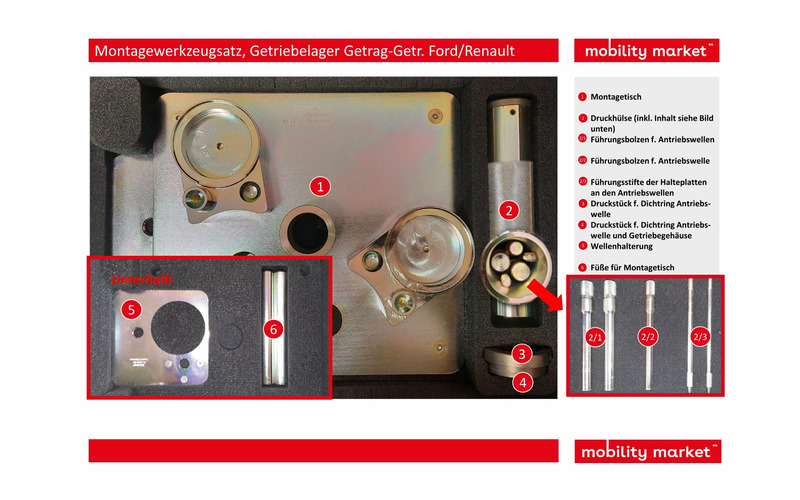 Zusatzbild 1 Montagewerkzeugsatz, Getriebelager Getrag-Getr. Ford/Renault