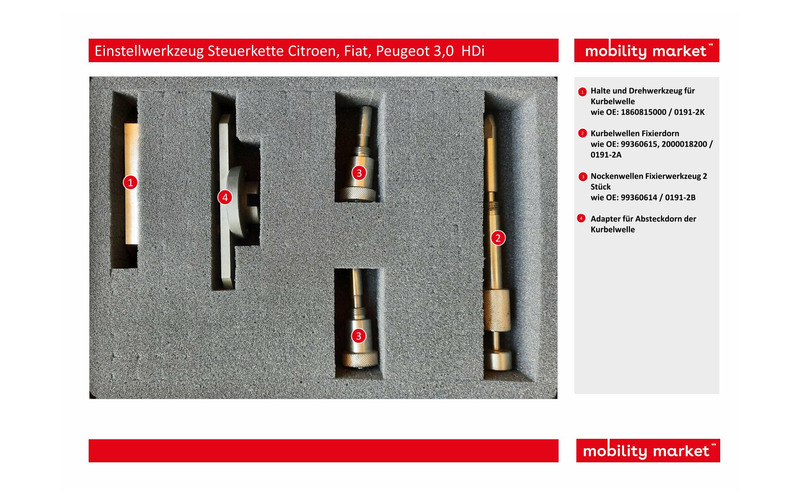 Zusatzbild 1 Einstellwerkzeug Steuerkette Citroen, Fiat, Peugeot 3,0 HDi