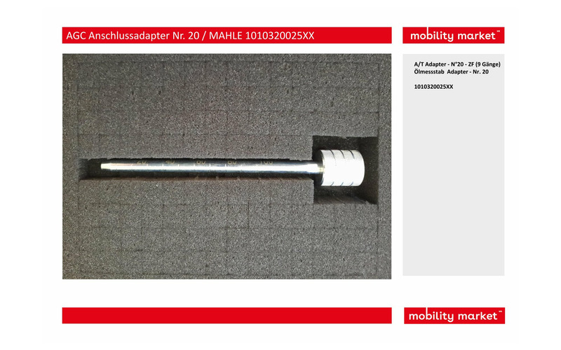 Zusatzbild 1 MAHLE Brain Bee AGC Anschlussadapter Nr. 20 1010320025XX