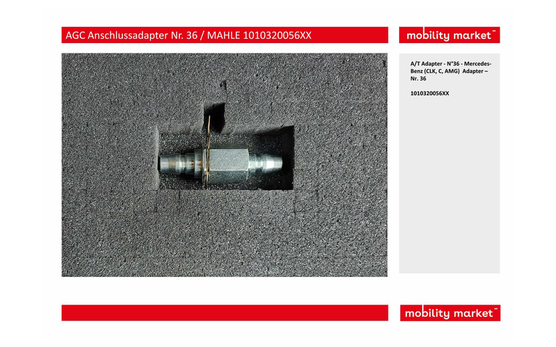 Zusatzbild 1 MAHLE Brain Bee AGC Anschlussadapter Nr. 36 1010320056XX